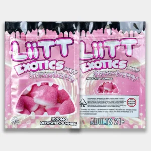 liitt exotics edibles Strawberry Puffs