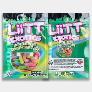 liitt exotics edibles Sour Bright Neon Crawlers